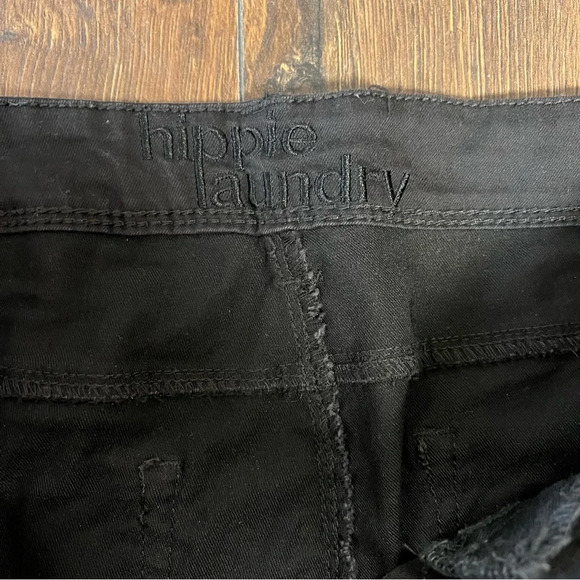 Hippie Laundry charcoal gray moto pants SZ 32/12 - Picture 4 of 5